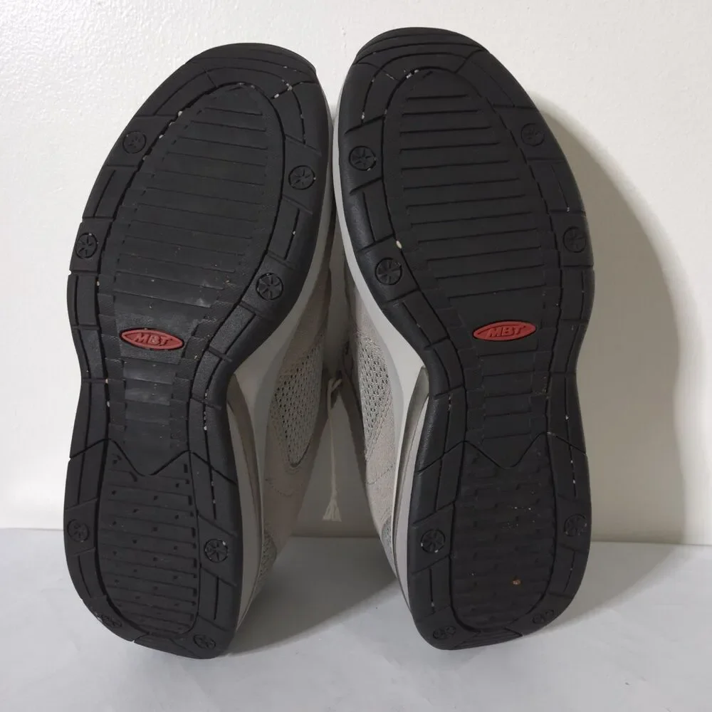 MBT Women's Gray Anataka Rocker Bottom Walking Shoes US 9-9.5